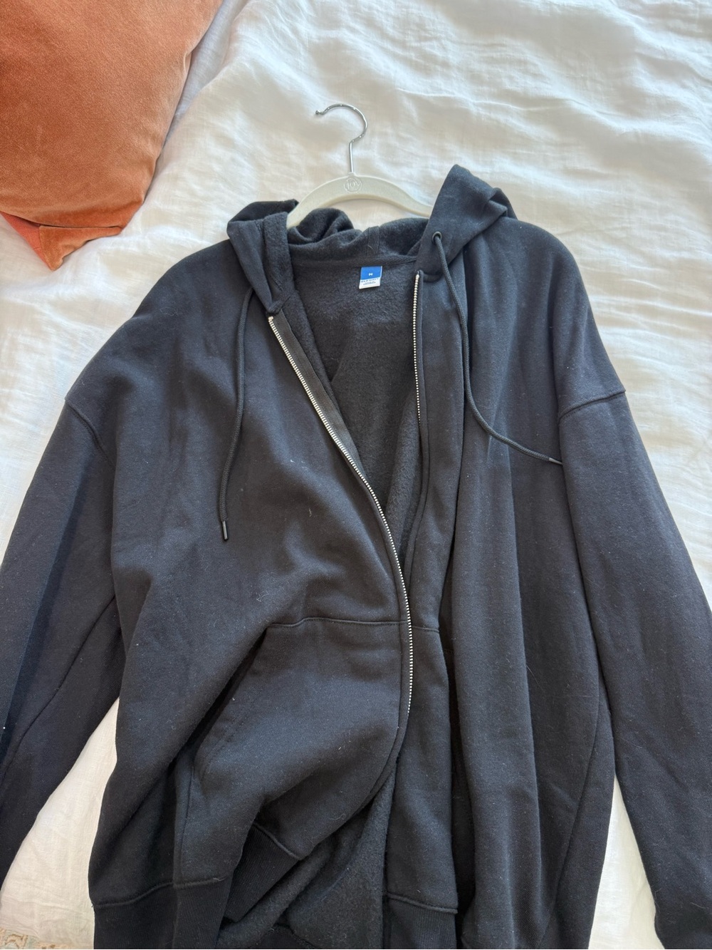 Old Navy Black Zip-Up Hoodie Sweater